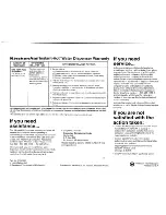 Preview for 7 page of KitchenAid 3184330 Installation Instructions And Use & Care Manual