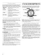 Preview for 8 page of KitchenAid 3405635 Use & Care Manual