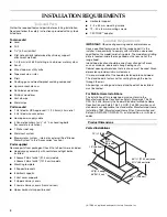 Preview for 4 page of KitchenAid 36" (91.4 cm) and 48" (121.9 cm) Installation Instructions And Use & Care Manual