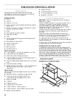 Preview for 22 page of KitchenAid 36" (91.4 cm) and 48" (121.9 cm) Installation Instructions And Use & Care Manual