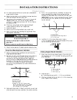 Предварительный просмотр 7 страницы KitchenAid 36" Installation Instructions And Use & Care Manual