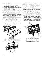 Preview for 8 page of KitchenAid 36" Installation Instructions And Use & Care Manual