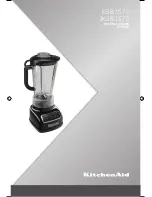 Preview for 1 page of KitchenAid 3KSB1575 Instructions Manual