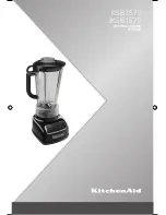 KitchenAid 3KSB1575 Instructions Manual preview