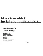 Preview for 1 page of KitchenAid 4176199 Installation Instructions