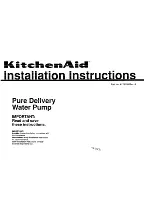 Предварительный просмотр 1 страницы KitchenAid 4176199 Installation Instructions