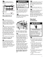 Preview for 7 page of KitchenAid 42 Installation Instructions And Use And Care Manual