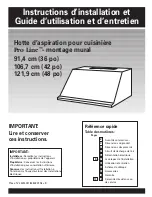 Preview for 13 page of KitchenAid 42 Installation Instructions And Use And Care Manual