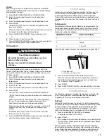 Preview for 13 page of KitchenAid 4453218A Use & Care Manual