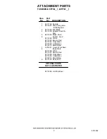 Preview for 5 page of KitchenAid 4KFP720BU1 Parts List