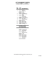 Preview for 5 page of KitchenAid 4KFPM770NK0 Parts List