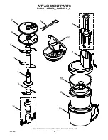 Preview for 4 page of KitchenAid 4KFPW760OB0 Parts List