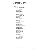Preview for 5 page of KitchenAid 4KFPW760OB0 Parts List