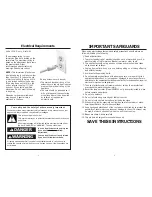 Preview for 3 page of KitchenAid 4KHB100 Instructions Manual