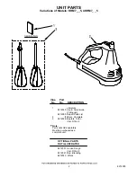 Preview for 2 page of KitchenAid 4KHM7TAC5 Parts List