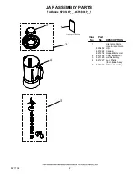 Preview for 2 page of KitchenAid 4KPCB348PPM1 Parts List