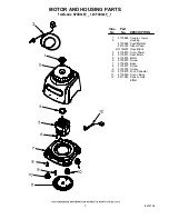 Preview for 3 page of KitchenAid 4KPCB348PPM1 Parts List