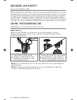 Preview for 4 page of KitchenAid 4KSB70DW Use And Care Manual