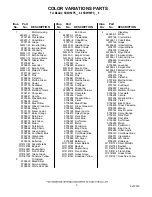 Preview for 3 page of KitchenAid 4KSM150PSAC0 Parts List