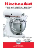 KitchenAid 4KSMC50S Instructions And Recipes Manual preview