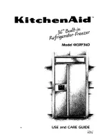 KitchenAid 4KSRF36D Use And Care Manual предпросмотр