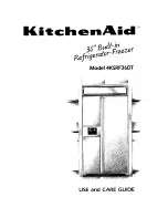 KitchenAid 4KSRF36DT Use And Care Manual предпросмотр