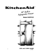 Preview for 1 page of KitchenAid 4KSRF42D Use And Care Manual