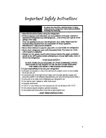 Preview for 3 page of KitchenAid 4KSRF42D Use And Care Manual