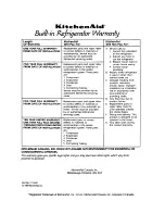 Preview for 23 page of KitchenAid 4KSRF42D Use And Care Manual