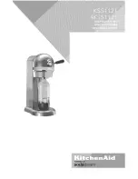 KitchenAid 4KSS1121 Instructions Manual preview