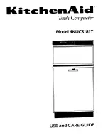 Preview for 1 page of KitchenAid 4KUCS181T User And Care Manual