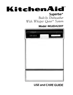 Preview for 1 page of KitchenAid 4KUDA22OT Use And Care Manual