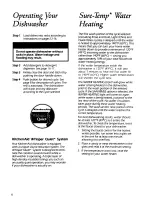 Preview for 6 page of KitchenAid 4KUDA22OT Use And Care Manual