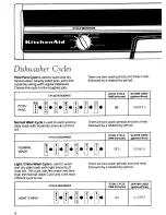 Preview for 8 page of KitchenAid 4KUDC220T Use And Care Manual