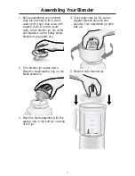 Preview for 9 page of KitchenAid 5 Speed Professional Blender Instruction Manual