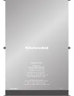 Preview for 24 page of KitchenAid 5AKCG111 Instructions Manual