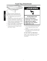 Preview for 4 page of KitchenAid 5FT Instructions Manual