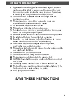Предварительный просмотр 5 страницы KitchenAid 5KCF0103 Instructions Manual