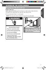 Preview for 11 page of KitchenAid 5KCM0802 Manual