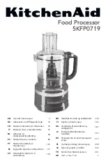 KitchenAid 5KFP0719 Use And Care Manual preview