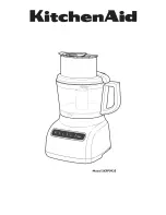 Preview for 1 page of KitchenAid 5KFP0925BAC0 Instructions Manual