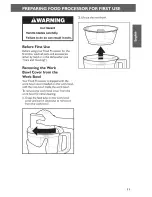 Preview for 11 page of KitchenAid 5KFP0925BAC0 Instructions Manual