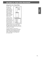 Preview for 15 page of KitchenAid 5KFP0925BAC0 Instructions Manual