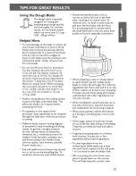 Preview for 21 page of KitchenAid 5KFP0925BAC0 Instructions Manual