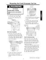 Предварительный просмотр 9 страницы KitchenAid 5KFPM770 Instructions And Recipes Manual