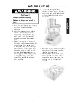 Предварительный просмотр 15 страницы KitchenAid 5KFPM770 Instructions And Recipes Manual