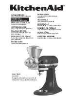Preview for 12 page of KitchenAid 5KGM Manual