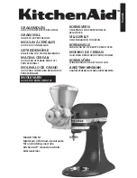 Preview for 62 page of KitchenAid 5KGM Manual