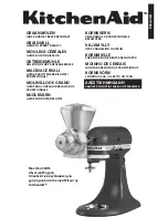 Preview for 122 page of KitchenAid 5KGM Manual