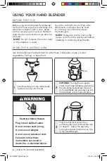 Preview for 6 page of KitchenAid 5KHB1235A Manual